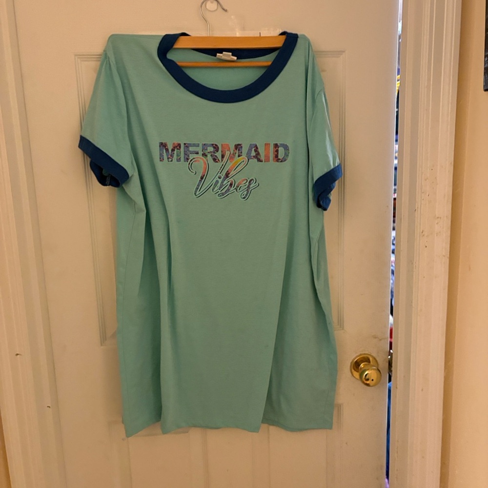 Bundle of Ocean: Mermaid themed tops- LuLaRoe, Torrid Women's Tops sz 18 - Picture 4 of 14